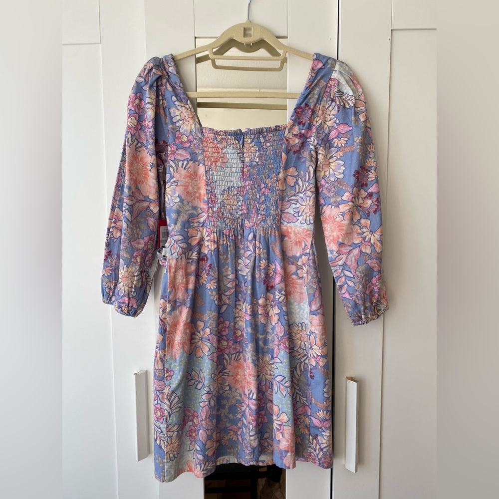 Vince Camuto Women's Ptd Linen Aline Dress - Size 0 - Picture 8 of 12
